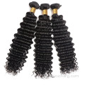 Remy Extensão do cabelo Preço por atacado Raw 10a Hair humano Virgem Virgem Brasileiro Deep Wave Cachere Curly Human Human Hair Pacéis